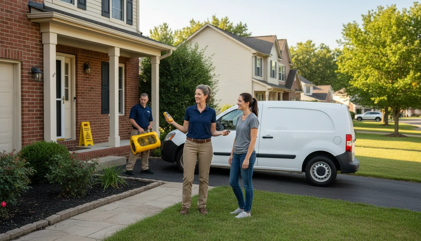 Water restoration image for Mildew Remediation in Millington, MI